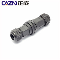 Cable de red Ethernet de doble cabeza para exteriores, acoplador Lan impermeable, conector RJ45