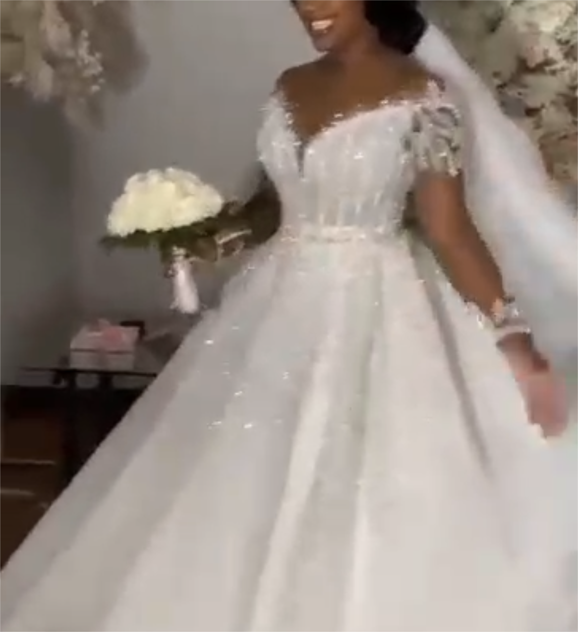 bridal ball gown 2 in 1