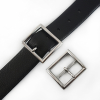 Boucle de ceinture en acier inoxydable Meetee YK119 40 mm, boucle à ardillon de haute qualité, boucle décorative pour ceinture homme, accessoires