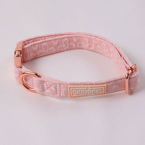 <span class=keywords><strong>Collar</strong></span> de entrenamiento para perros con patrón personalizado bordado, nuevo <span class=keywords><strong>Collar</strong></span> ajustable para mascotas 2025 para perros pequeños y medianos - Product Image 3