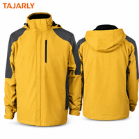 Veste chauffante électrique coupe-vent personnalisée en gros avec col montant pour les passionnés de sports d'hiver en plein air