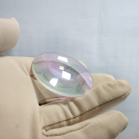 Plano-convex Lens Optical Glass Lenses Dia 43mm Strict Quality Control Multi Coated Reflective Coating for Optics Instruments
