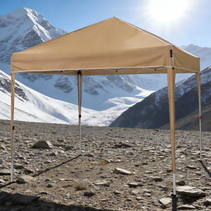 Tente <span class=keywords><strong>Pop</strong></span>-up Tightent T16 avec structure en fer revêtu de céramique blanche, revêtement argenté résistant au froid et aux UV, tente de 3x3 mètres - Product Image 3