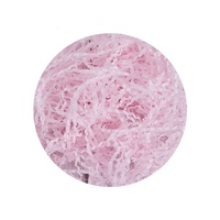 Vente en gros d'emballage de boîte cadeau déchiqueté froissé en raphia coloré pour décorer et remplir les bonbons et le chocolat
