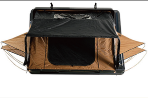 เต็นท์หลังคารถยนต์แบบแข็งทรงสามเหลี่ยม ดีไซน์ใหม่จาก ADA OVERLAND พร้อมช่องเปิดด้านข้าง พื้นที่กว้างขวาง ผลิตจากวัสดุ ABS พร้อมหน้าต่างสกายไลท์ - Product Image 5