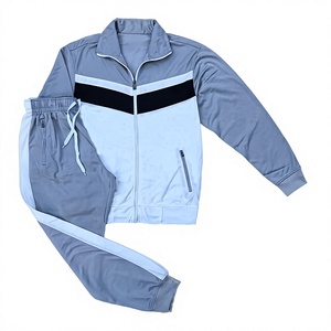 Ensemble de survêtement décontracté pour homme, manches longues, tenue de sport, ensemble 2 pièces, jogging, 100% coton, respirant, entièrement personnalisable - Product Image 1