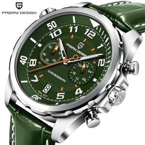 Montres pour hommes PAGANI Design PD1811, montre automatique VK64, cuir PU, saphir, Reloj Hombre PD1811 - Product Image 2