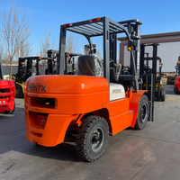 Forklift Diesel Runtx Brand CPCD35 Minicargador 3.5 Ton dengan Penjepit Gulungan Kertas