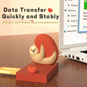 حامل هاتف بتصميم كسول لطيف قاعدة إرساء ونقل البيانات إلى الكمبيوتر منضدية منفذ <span class=keywords><strong>USB</strong></span> 2.0 متعدد 4 منافذ <span class=keywords><strong>USB</strong></span> C Hub - Product Image 4