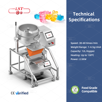Machine à Déposer le Chocolat Manuelle Commerciale LST en Promotion, 220V, en Acier Inoxydable, pour la Fabrication de Bonbons Gélifiés et de Toffees