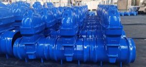 Alimentation en <span class=keywords><strong>eau</strong></span> <span class=keywords><strong>Potable</strong></span> NRS, volant à main en fonte Ductile, vanne de porte d'extrémité à Double douille pour tuyau en PVC - Product Image 5