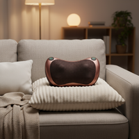 Offre Spéciale : Oreiller de massage électronique professionnel chauffant pour le cou, les épaules et le dos, idéal pour la maison et la voiture, avec fonction Shiatsu