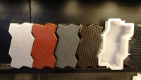 Moule en plastique PVC pour pavés, moule en silicone pour dalles de béton autobloquantes pour pavage
