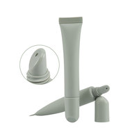 Emballage de gloss à lèvres vide personnalisé avec logo privé en PETG/PVC/PC, 10 ml, 15 ml, 20 ml, avec bouchon à vis, impression sérigraphique, cosmétique pour la peau
