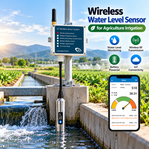 433MHZ Remote loTConnectivity Wireless Water Level Sensor for Agriculture Irrigation <b>Battery</b> Powered Water Level <b>Monitoring</b> - Product Image 1