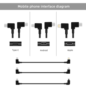 Câble de ligne de transfert de données KAMPHO RC-N1/N2/N3 TPE pour télécommande RC Type-C pour DJI Mavic <span class=keywords><strong>3</strong></span>/Air 2S/Air 2, Mini 2/<span class=keywords><strong>3</strong></span>/<span class=keywords><strong>3</strong></span> Pro/4 Pro - Product Image 2