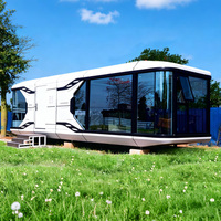Maison préfabriquée en capsule spatiale personnalisable, résidence modulaire, utilisation optimale de l'espace, micro-maison minuscule, hôtel 11,5*3,2*3,2m