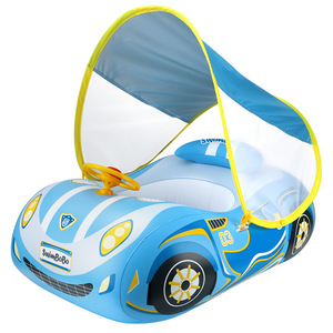 Flotador Inflable para Bebés SwimBoBo, Diseño de Auto con Sombrilla, para Piscina o Parque Acuático, de 0 a 24 Meses - Product Image 3