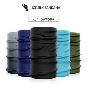 UPF50 ghiaccio di raffreddamento traspirante senza cuciture Multi-funzionale seta ghiaccio ghetta sport all'aperto Bandana sciarpa più calda per il ciclismo - Product Image 2