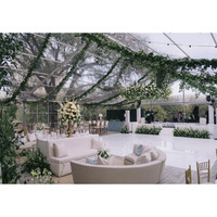 Tente de mariage en aluminium robuste, grand chapiteau pour événements, auvent extérieur pour 500 à 1000 personnes