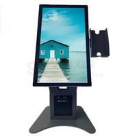 Kiosque De Commande personnalisable 21 "Terminal de paiement de blanchisserie Self Checkout Machine All-in-one-pos Solution Kiosque de commande automatique