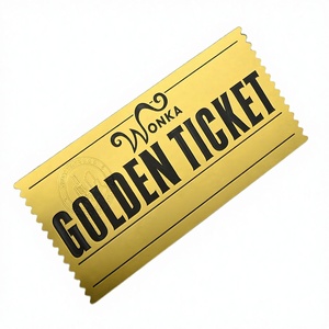 Venta al por mayor <span class=keywords><strong>de</strong></span> fábrica: Nuevas tarjetas <span class=keywords><strong>de</strong></span> regalo personalizables <span class=keywords><strong>de</strong></span> plástico con lámina dorada, diseño <span class=keywords><strong>de</strong></span> billetes <span class=keywords><strong>de</strong></span> <span class=keywords><strong>chocolate</strong></span> Wonka, para colección <span class=keywords><strong>de</strong></span> bodas. - Product Image 3