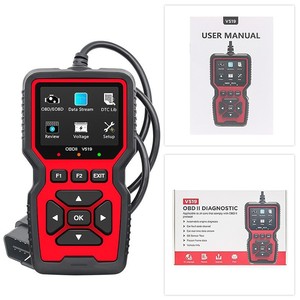 Escáner de Códigos de Auto V519 OBD II Elm327 para Comercio Exterior al por Mayor, con Soporte en Inglés, Compatible con 12-16V - Product Image 1