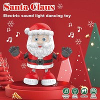 Best-seller Électrique Danse Père Noël Jouet pour Enfants Glowing Music Swinging Robot Cadeau de Noël