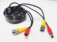 Kabel pengawas CCTV, semua tembaga BNC + DC 2in1 kabel kamera Video + Power HD AHD kawat keamanan perpanjangan garis