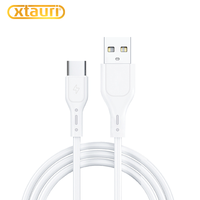 Câble de charge rapide XTAURI Micro USB 5 broches mâle 3A avec gaine en nylon pour téléphones mobiles Android et ordinateurs