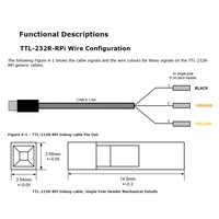 Yedek USB UART 3.3V TTL mantık seviyesi ahududu Pi uyumlu uçan yol açar USB 5v TTL kablosu için UART indir kablosu