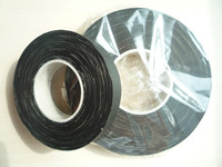 Ruban isolant en coton noir durable pour le regroupement de câbles, l'enroulement de fils, l'isolation des circuits basse tension dans les applications domestiques