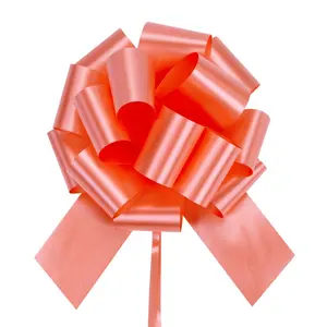 5Inch 6inch 8inch Pull Up Ribbon Bow Decorative Florist Products Wholesale Pull Bows For Gift wrapping Flower Bouquet