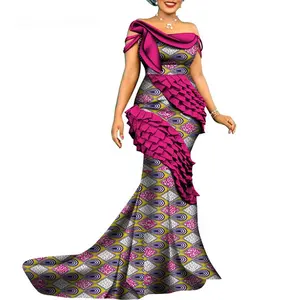 2022 ankara ropa de las mujeres de ankara vestido plus tamaño maxi vestido