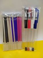 Marqueurs de craie pour tissu 8 pièces, stylos effaçables à la chaleur, 52 recharges de couleurs assorties, pointes 0,5/0,7/1,0 mm, usage industriel en plastique pour la couture et le patchwork