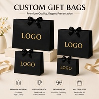 Tas Belanja Kertas Kraft Ramah Lingkungan dengan Logo Kustom Mewah, Personalisasi Merek, dan Pegangan Pita untuk Kemasan Perhiasan