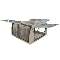 Boîte à outils en aluminium pour remorque et pick-up 4WD Ute Tray Canopy