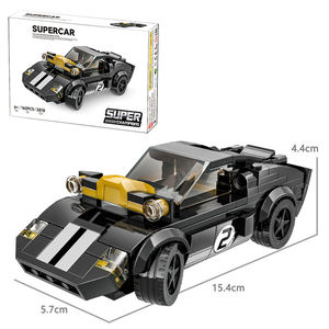 Wange 2878 Block <b>Car</b> Supercar Racing Sports <b>Car</b> Creative Custom MOC Bricks <b>Model</b> Educational Assembly <b>Building</b> Block Plastic Toy - Product Image 4