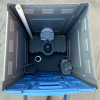 Toilettes mobiles portables en plastique HDPE, personnalisables pour les chantiers de construction, les camps de travail et les événements