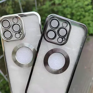 Pha Lê Rõ Ràng Lai Di Động Chống Sốc Điện Thoại Di Động Cover Quay Lại Cho Iphone 13 13Pro 13Promax Trường Hợp Sang Trọng Không Dây Hot Chống Khuôn gua