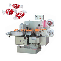 Machine d'emballage multifonctionnelle pour bonbons au caramel, machine d'emballage à double pli, enveloppeuse de bonbons au caramel