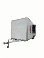 Camion de café mobile professionnel avec machine à expresso commerciale et générateur pour les services de drive-thru et les activités de rue