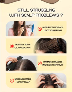 卸売 最高品質 ハーブ 天然 オーガニック ビオチン 育毛 ローズマリー ミントオイル 発毛促進オイル 黒人女性向け カスタムプライベートラベル - Product Image 3