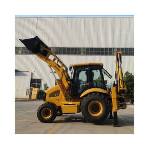 Retroexcavadora 4x4 con Precio de Fábrica, 85kW Diésel, Certificación CE, Cucharón Frontal de 1m3 - Product Image 1