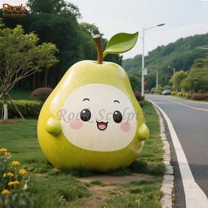 รูปปั้นผลไม้องุ่นทำจากไฟเบอร์กลาสลายการ์ตูนตกแต่งกลางแจ้งงานตามสั่ง - Product Image 5