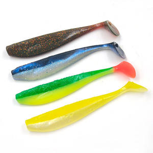 Alfa 100mm 8g Worm Shad Swimbait T-Tail pesca esca realistica in plastica <span class=keywords><strong>per</strong></span> Bass Pike Jigging - Product Image 6