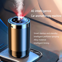 Diffuseur d'arômes intelligent pour voiture, en alliage et plastique, avec puce intelligente pour la diffusion d'arômes, adapté aux femmes enceintes et aux bébés