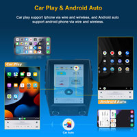 Stereo Mobil Android 10.4 Inch untuk Ford Edge 2015+ AC Otomatis Layar Sentuh Head Unit Multimedia