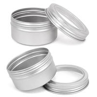 Boîte en aluminium transparente avec fenêtre de 5 ml à 30 ml à 150 ml pour ranger des cadeaux, des bonbons, des théières