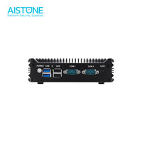 AISTONE J6412 Routeur pare-feu industriel très vendu 4LAN 2.5G 1xDDR4 Mini PC sans ventilateur Serveur Linux de réseau